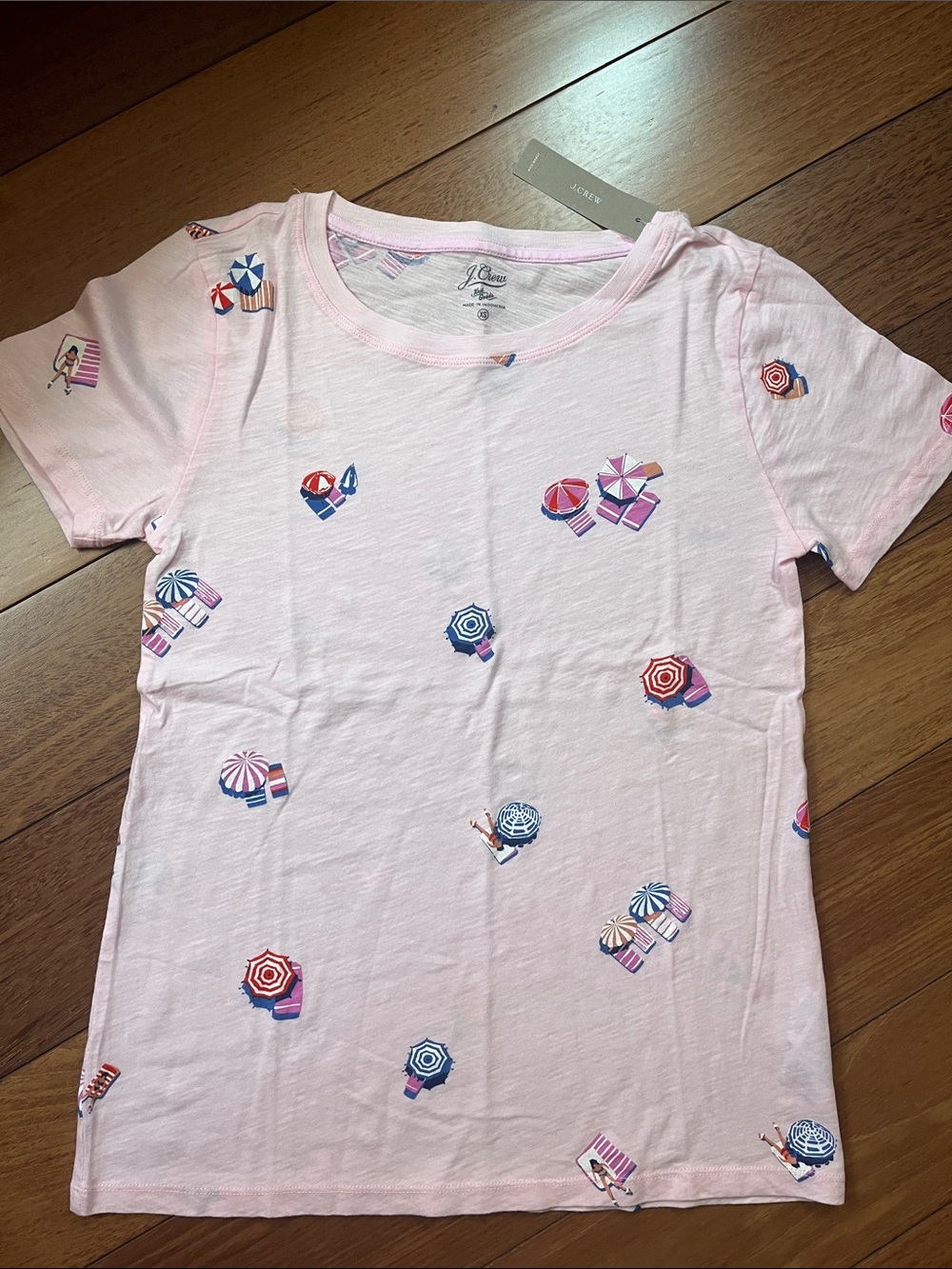 NWT J. Crew Beach Graphic Tee